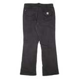 CARHARTT Original Fit Womens Jeans Black Regular Bootcut W34 L30