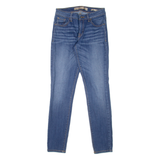 GUESS Power Curvy Mid Womens Jeans Blue Slim Skinny Stone Wash W27 L30