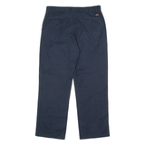 DICKIES Workwear Mens Trousers Blue Regular Straight W36 L32