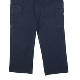 DICKIES Workwear Cargo Mens Trousers Blue Regular Straight W38 L28