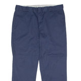 DICKIES 874 Original Workwear Mens Twill Trousers Blue Regular Straight W40 L30