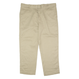 DICKIES 874 Original Workwear Mens Twill Trousers Beige Regular Straight W42 L20
