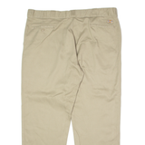 DICKIES 874 Original Workwear Mens Twill Trousers Beige Regular Straight W42 L20