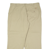 DICKIES Workwear Womens Trousers Beige Regular Wide-Leg W36 L28