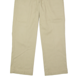 DICKIES Workwear Mens Twill Trousers Beige Slim Straight W34 L29