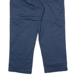 DICKIES Blanket Lined Workwear Mens Twill Trousers Blue Regular Straight W38 L28
