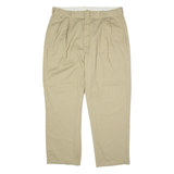DICKIES Workwear Mens Twill Trousers Beige Slim Straight W36 L28