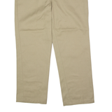 DICKIES Workwear Mens Twill Trousers Beige Regular Straight W38 L30