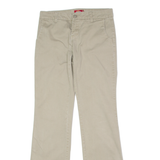 DICKIES Chino Womens Trousers Beige Regular Wide-Leg W28 L32