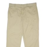 DICKIES 874 Original Workwear Mens Twill Trousers Beige Regular Straight W38 L28