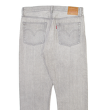 LEVI'S 501 BIG E Jeans Womens Grey Regular Straight Stone Wash W30 L26
