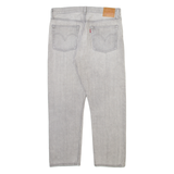 LEVI'S 501 BIG E Jeans Womens Grey Regular Straight Stone Wash W30 L26