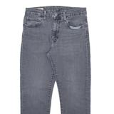 LEVI'S 512 BIG E Jeans Mens Grey Slim Tapered Stone Wash W30 L26