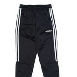ADIDAS Mens Track Pants Black Tapered XS W24 L28