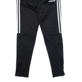 ADIDAS Mens Track Pants Black Tapered XS W24 L28