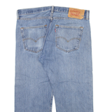 LEVI'S 501 Jeans Mens Blue Regular Straight W34 L23