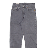 LEVI'S 501 Jeans Womens Grey Regular Straight Stone Wash W25 L26