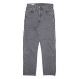 LEVI'S 501 Jeans Womens Grey Regular Straight Stone Wash W25 L26