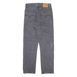 LEVI'S 501 Jeans Womens Grey Regular Straight Stone Wash W25 L26