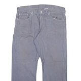 LEVI'S 501 Jeans Mens Grey Regular Straight Stone Wash W38 L27