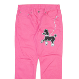 LEVI'S 541 Jeans Customised Mens Pink Athletic Tapered W32 L30