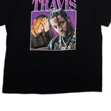 GILDAN Travis Scott Mens Band T-Shirt Black USA 2XL