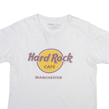 HARD ROCK CAFE Manchester Mens T-Shirt White M