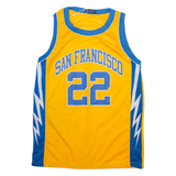 BSKT San Francisco Mens Jersey Yellow Sleeveless USA XL