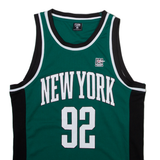 FSBN New York Mens Jersey Green Sleeveless USA XS