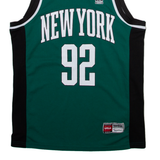 FSBN New York Mens Jersey Green Sleeveless USA XS