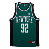 FSBN New York Mens Jersey Green Sleeveless USA XS
