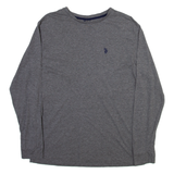 U.S. POLO ASSN Mens T-Shirt Grey Long Sleeve S