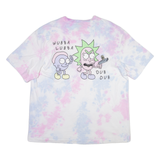 H&M Rick And Morty Mens Tie Dye T-Shirt Pink XL