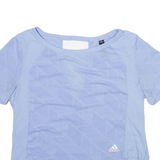 ADIDAS Womens T-Shirt Blue S