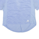 ADIDAS Womens T-Shirt Blue S