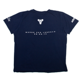 GILDAN Mens T-Shirt Blue L