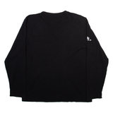 ADIDAS Mens T-Shirt Black Long Sleeve M