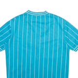 FB SISTER Button Up Mens T-Shirt Blue V-Neck XS