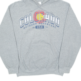 GILDAN Colorado Womens Grey Hoodie USA S