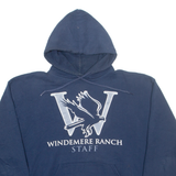 RUSSELL ATHLETIC Windermere Ranch Mens Blue Hoodie M
