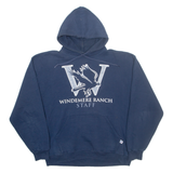RUSSELL ATHLETIC Windermere Ranch Mens Blue Hoodie M