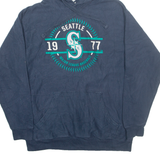 SPORT TEK Seattle Mens Blue Hoodie USA L