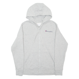 CHAMPION Mens Grey Hoodie Full Zip M