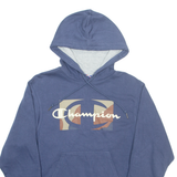 CHAMPION Mens Blue Hoodie S