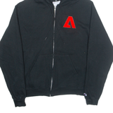 CHAMPION Mens Black Hoodie Full Zip M