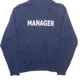 NIKE Stilly Rapids Baseball Mens Blue Hoodie USA S