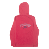 TOMMY JEANS Mens Red Hoodie Full Zip S