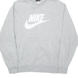 NIKE Mens Grey Hoodie L