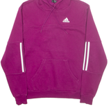 ADIDAS Womens Purple Hoodie XS
