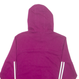 ADIDAS Womens Purple Hoodie XS